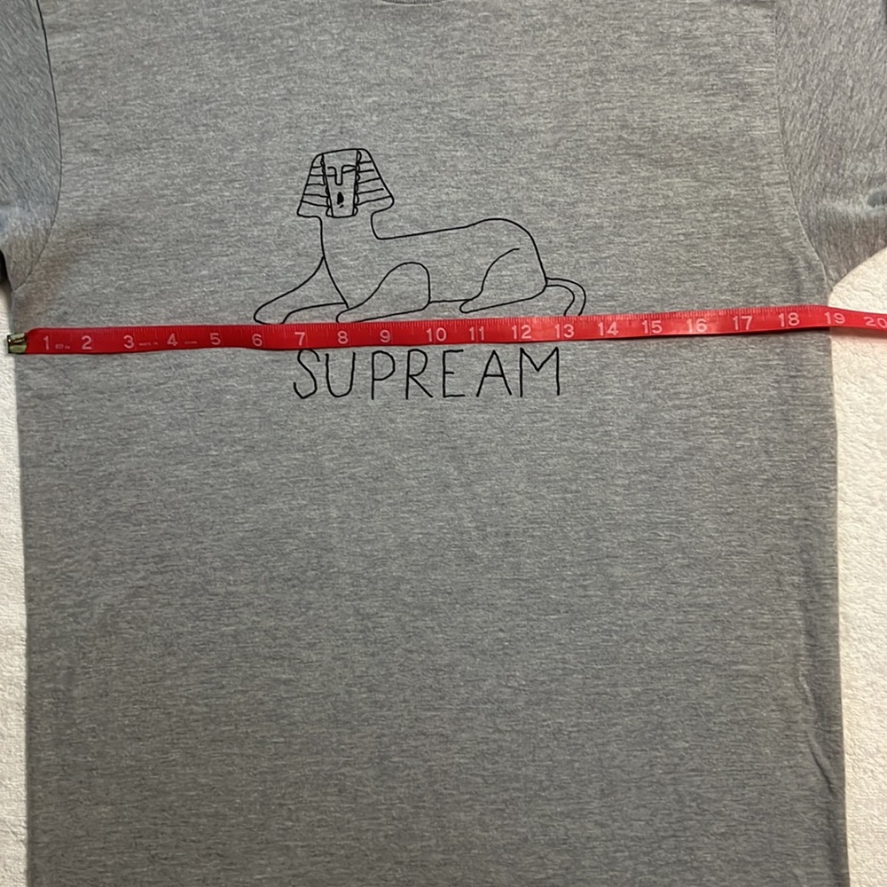 Supreme Mark Gonzales Supream Sphinx T-Shirt in Gray, size M - Picture 6 of 7